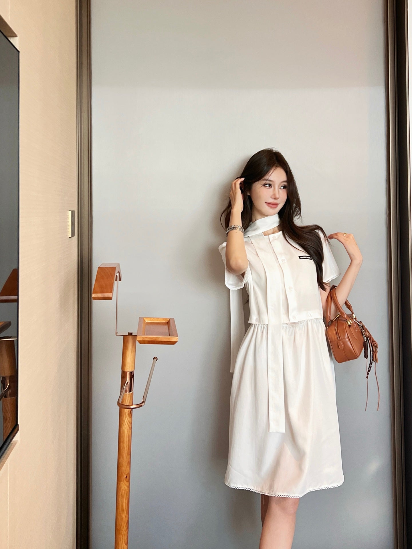 Miu 25ss shirt dress