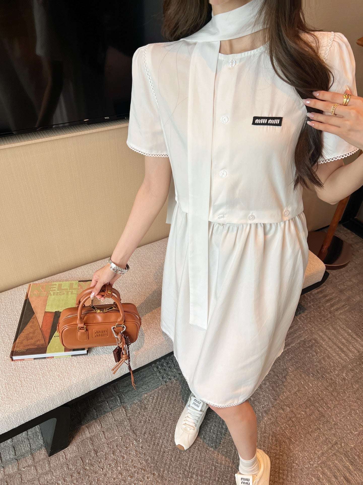Miu 25ss shirt dress