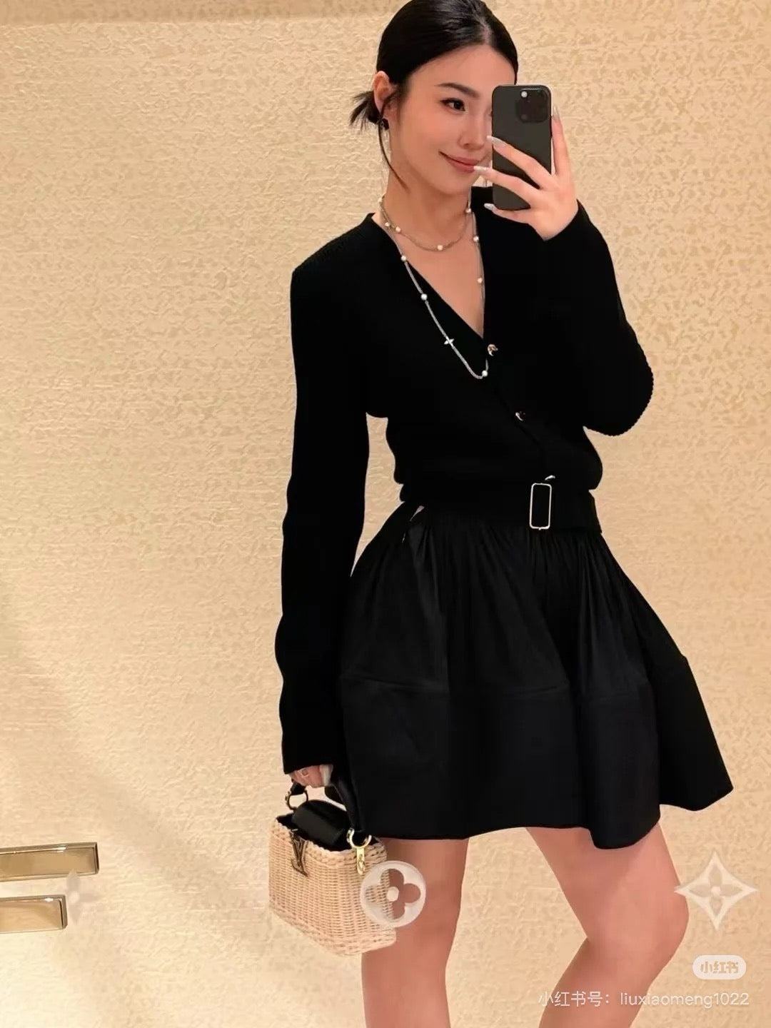 Louis 25ss ruffle skirt