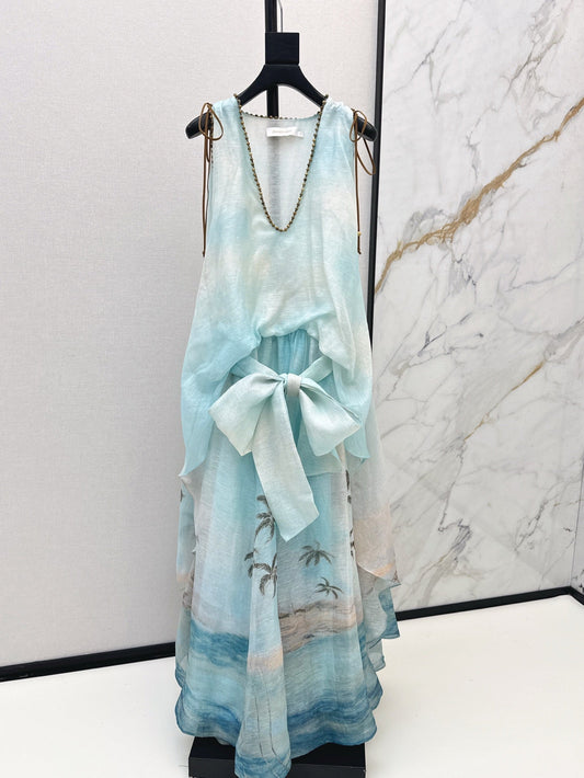 Zimm 25ss Linen dress