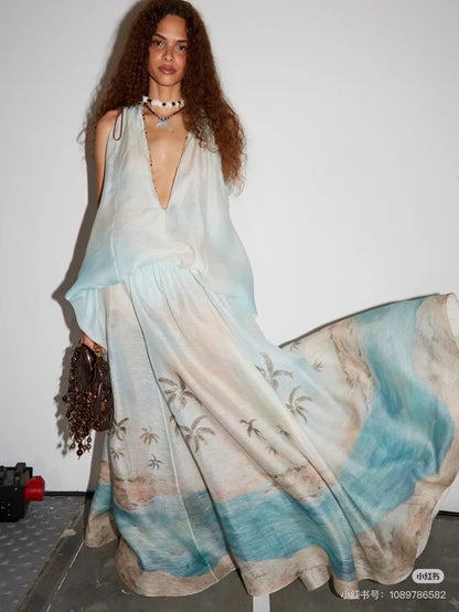 Zimm 25ss Linen dress