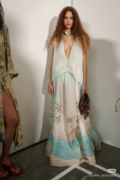 Zimm 25ss Linen dress