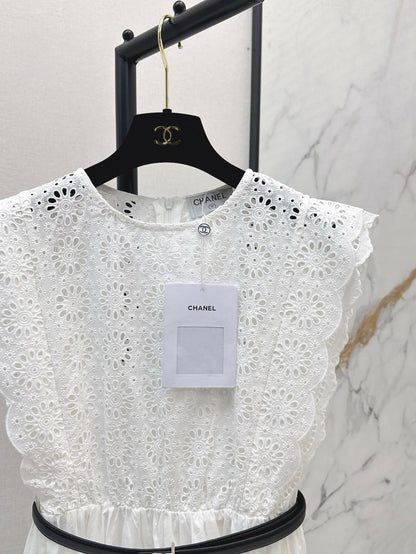 Chan 25ss hollow dress