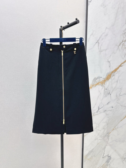 Louis 25ss zipper skirt