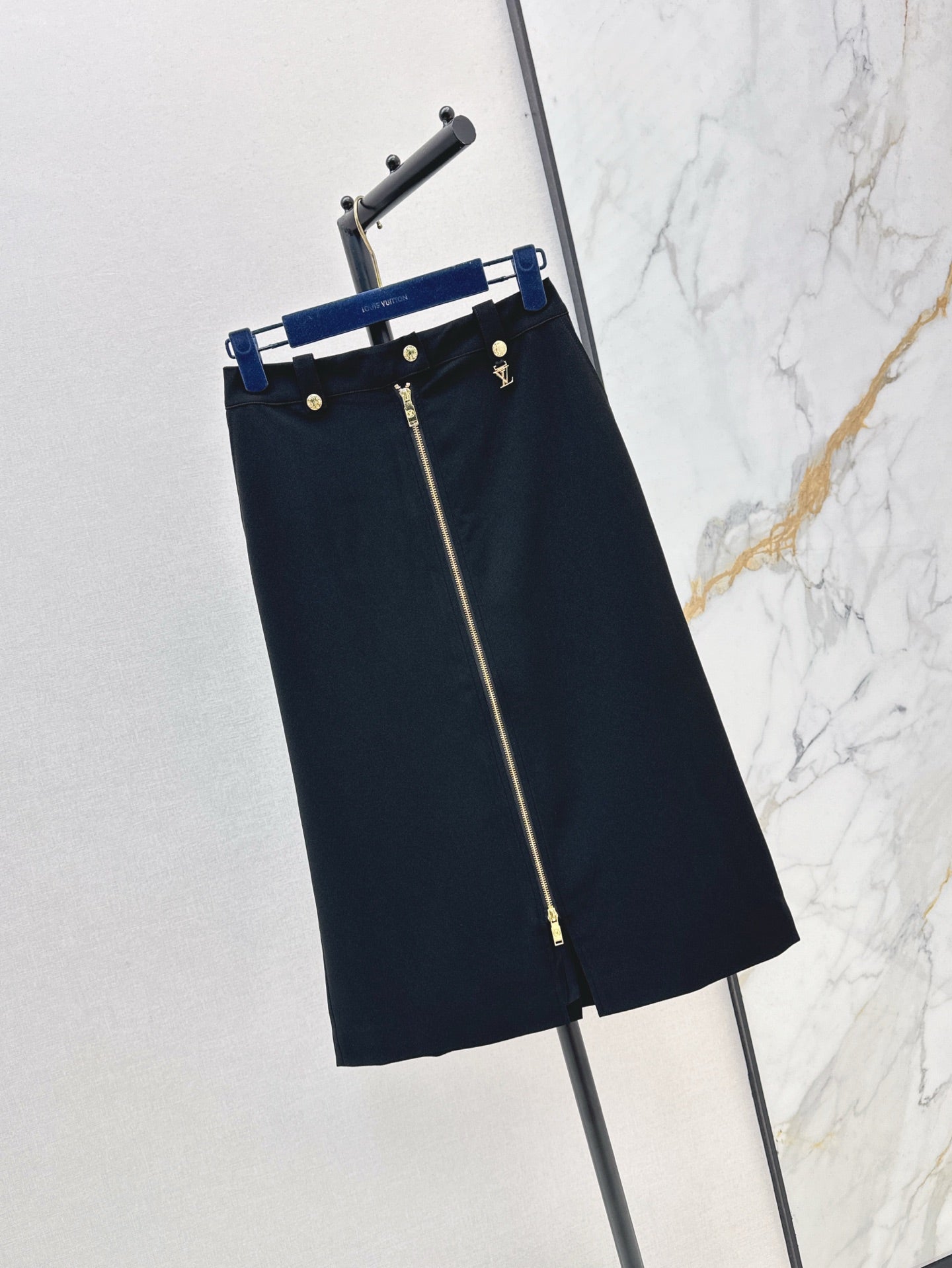 Louis 25ss zipper skirt