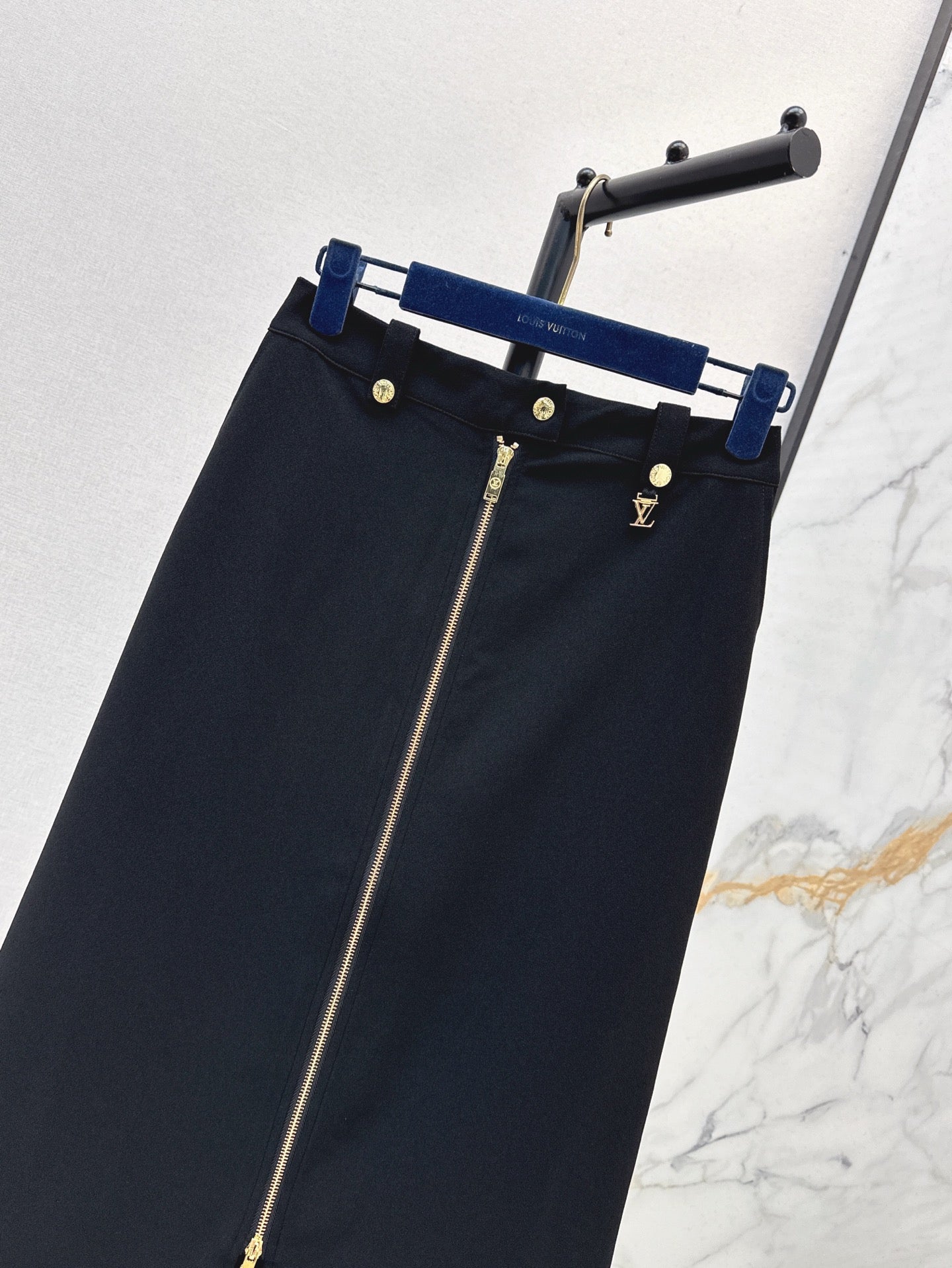 Louis 25ss zipper skirt