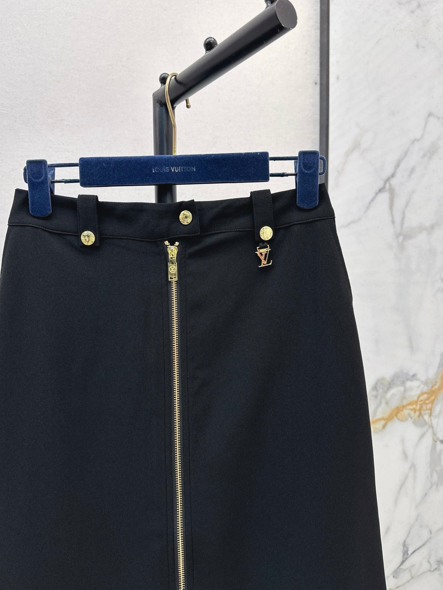Louis 25ss zipper skirt