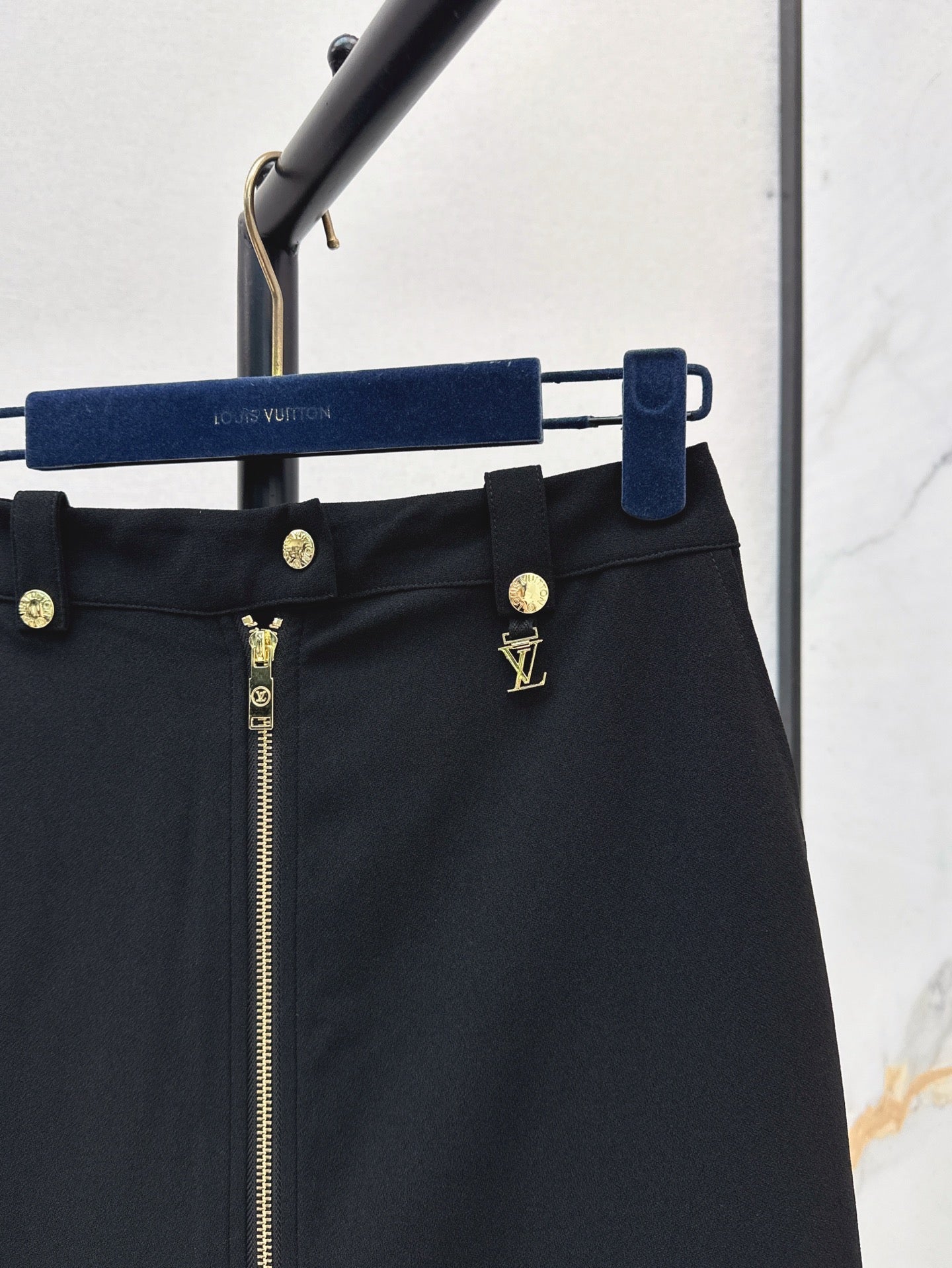 Louis 25ss zipper skirt