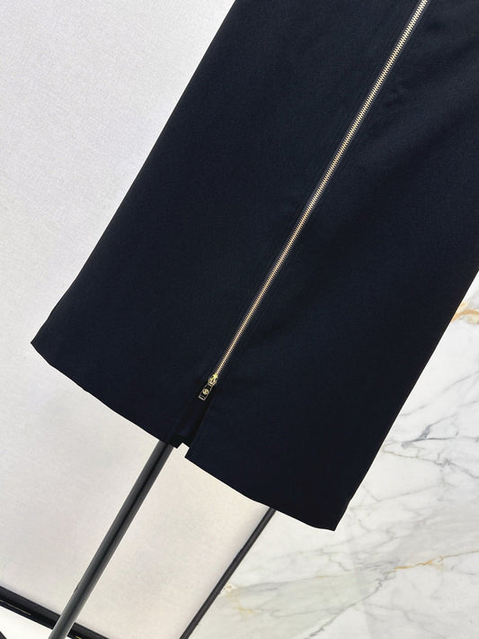 Louis 25ss zipper skirt