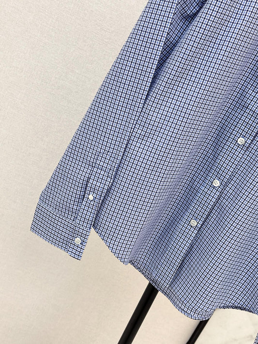 Miu 25ss plaid shirt