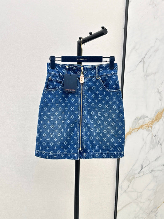 Louis 25ss denim skirt