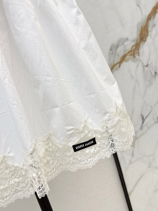 Miu 25ss lace skirt