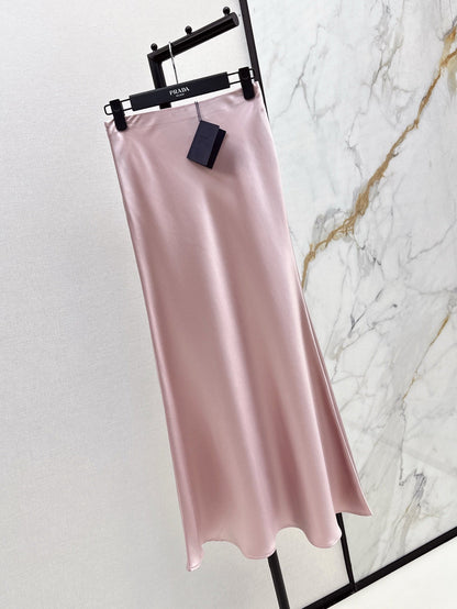 Pra 25ss satin skirt