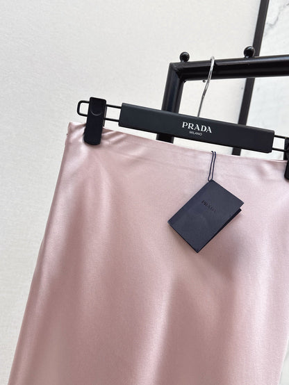 Pra 25ss satin skirt