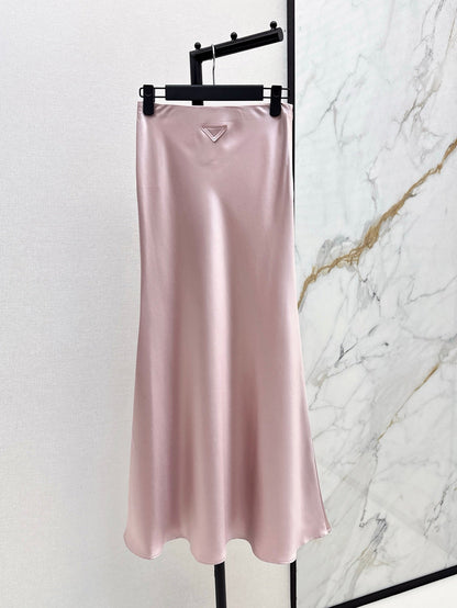 Pra 25ss satin skirt