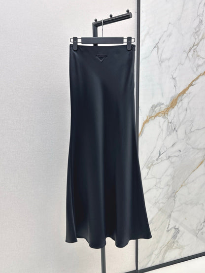 Pra 25ss satin skirt