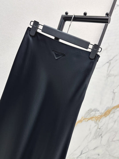 Pra 25ss satin skirt