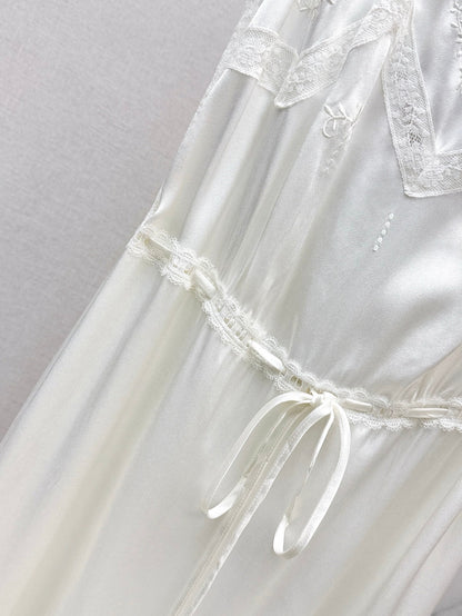 Pra 25ss satin lace dress