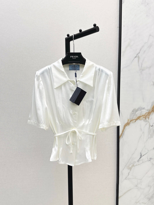 Pra 25ss satin shirt