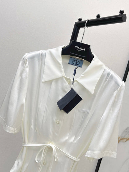 Pra 25ss satin shirt