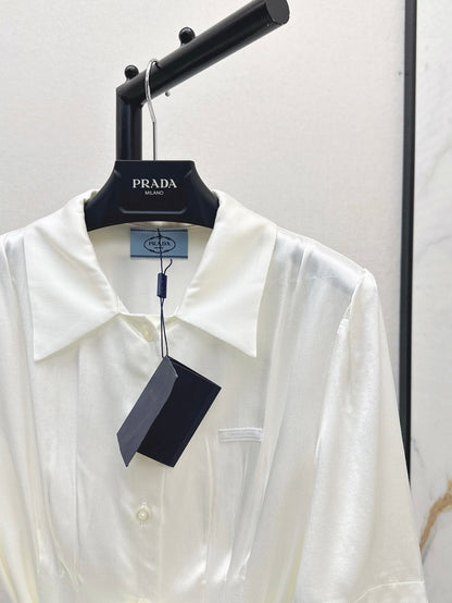Pra 25ss satin shirt