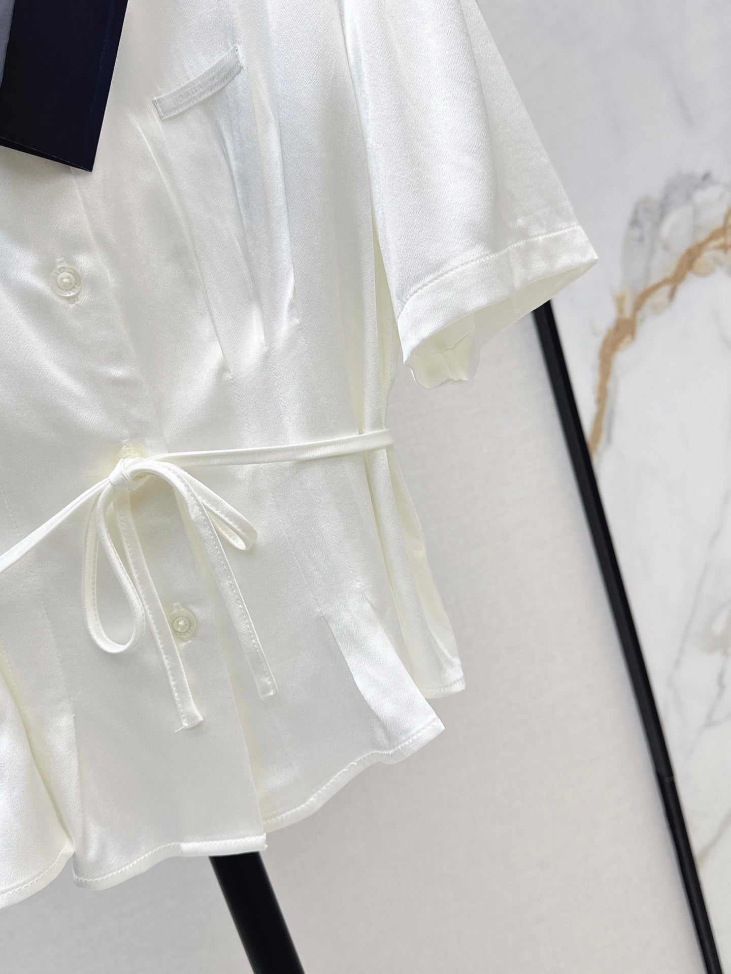 Pra 25ss satin shirt