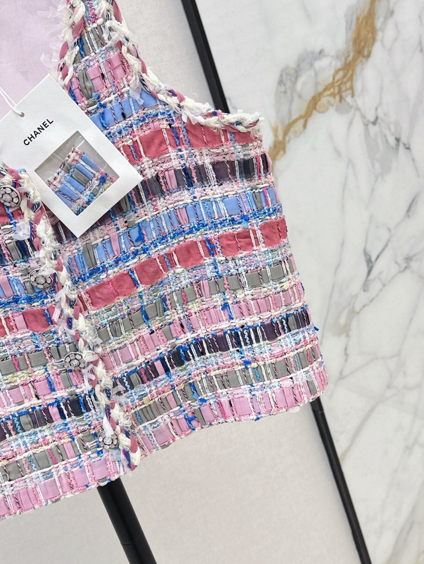 Chan 25ss woven vest