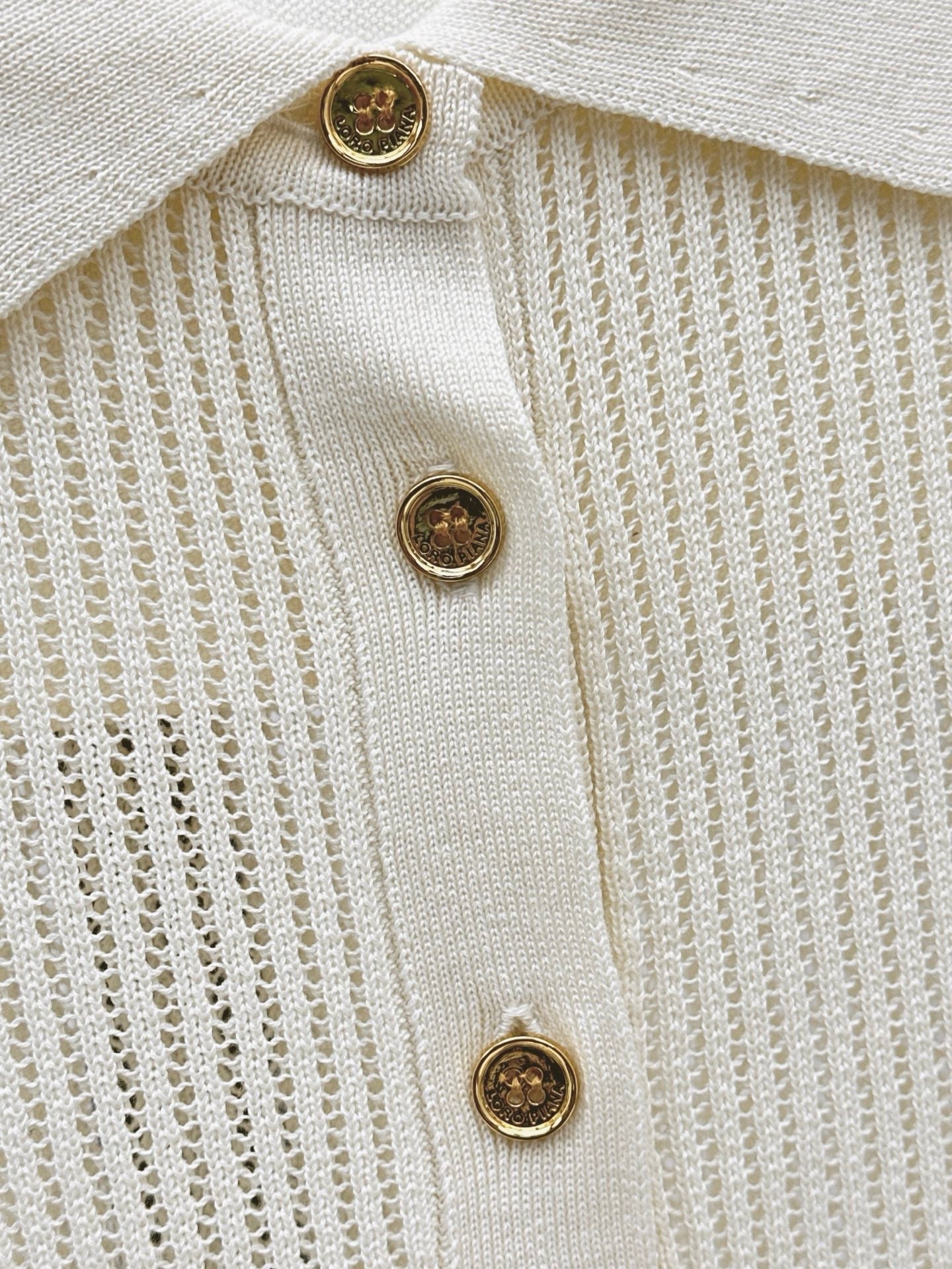 Loro 25ss knit polo shirt