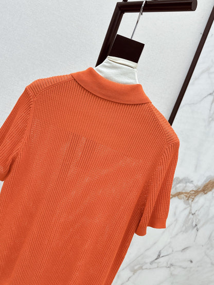 Loro 25ss knit polo shirt