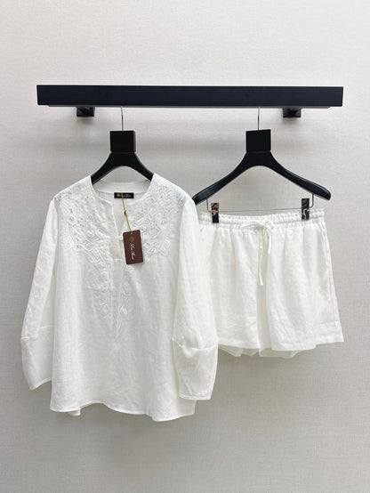 Loro 25ss linen suit