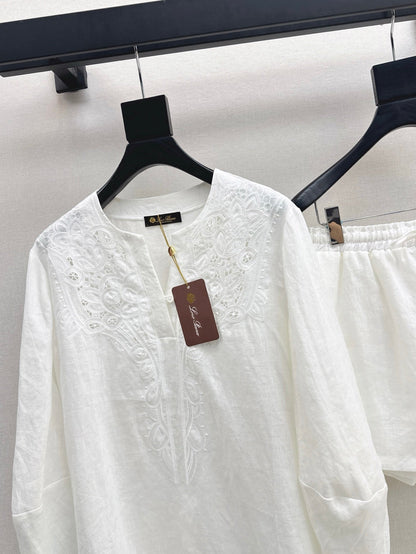 Loro 25ss linen suit