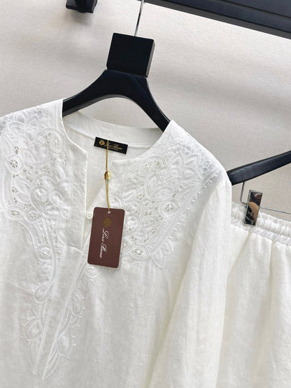 Loro 25ss linen suit