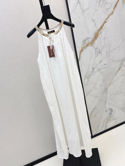 Loro 25ss linen sleeveless dress