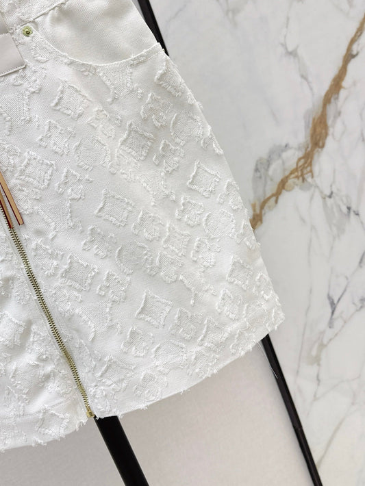 Louis 25ss jacquard skirt