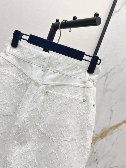 Louis 25ss jacquard skirt