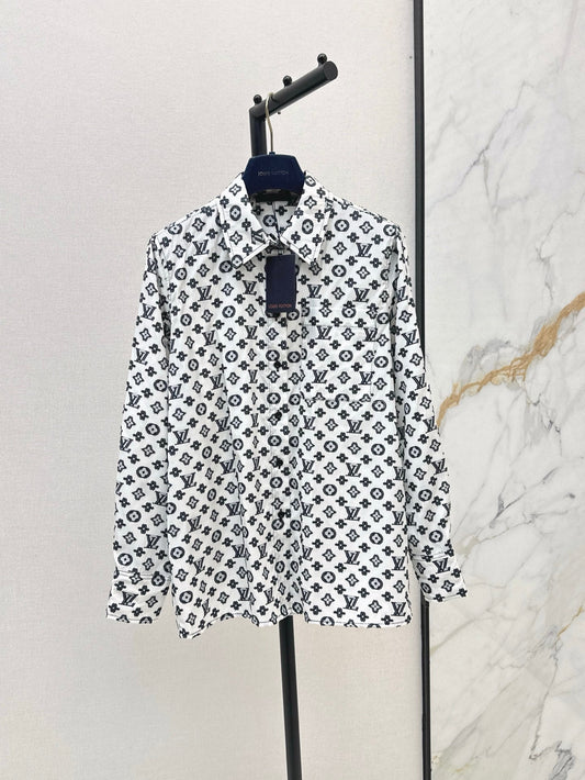 Louis 25ss monogram shirt