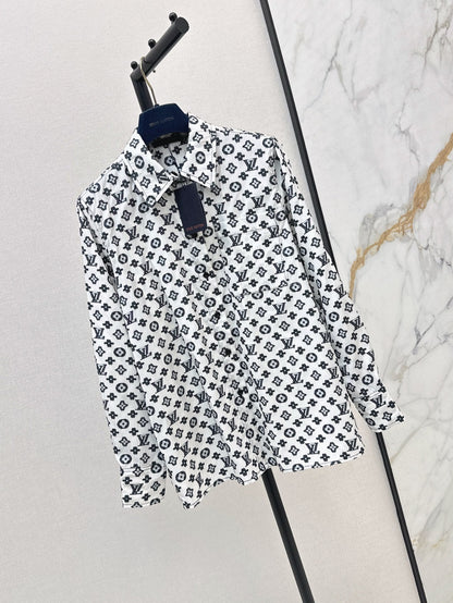 Louis 25ss monogram shirt