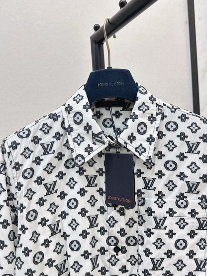 Louis 25ss monogram shirt