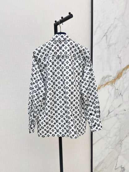 Louis 25ss monogram shirt