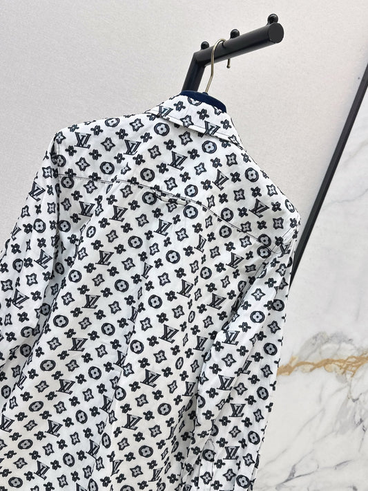 Louis 25ss monogram shirt