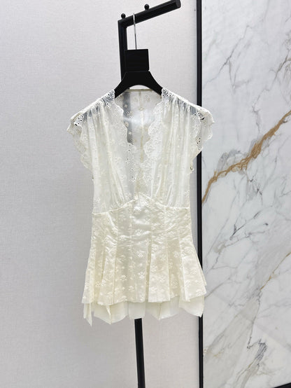 25ss embroidered dress