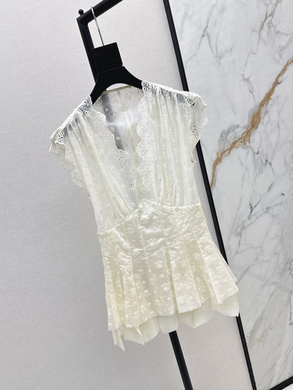 25ss embroidered dress