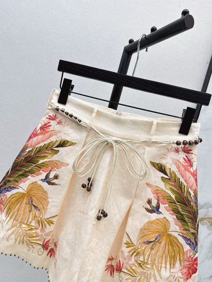 Zim 25ss linen short