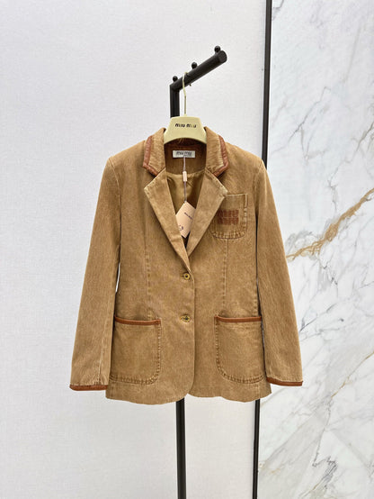Miu 25ss denim blazer