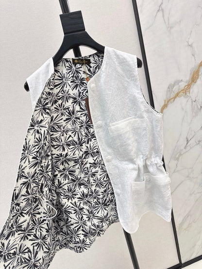 Loro 25ss linen vest
