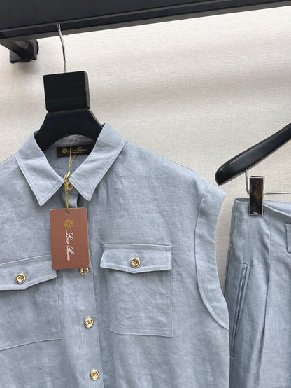Loro 25ss linen suit