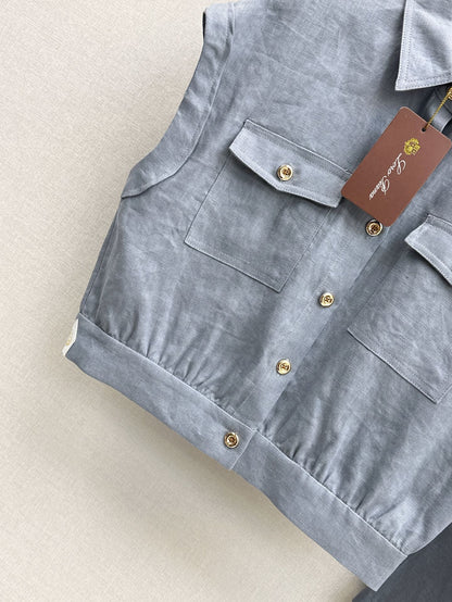 Loro 25ss linen suit