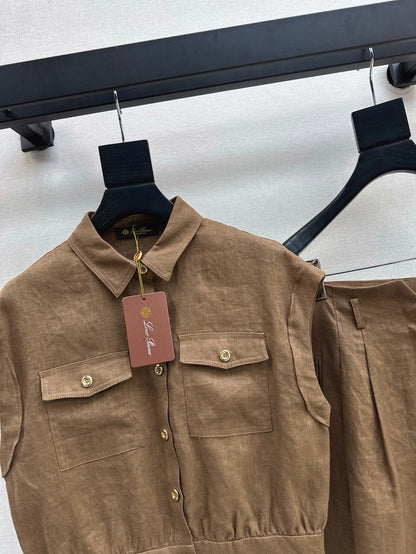 Loro 25ss linen suit