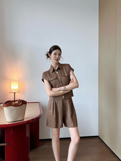 Loro 25ss linen suit