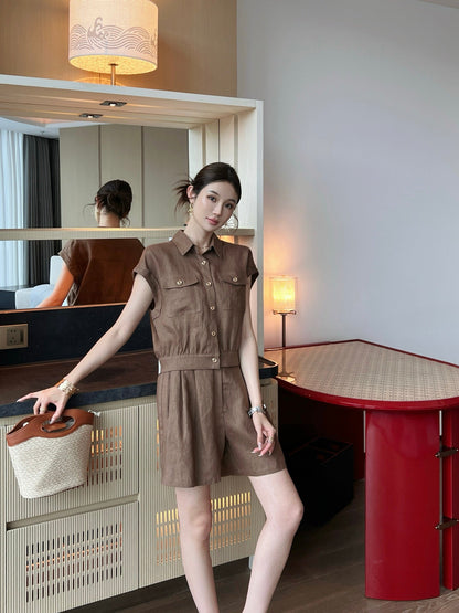 Loro 25ss linen suit